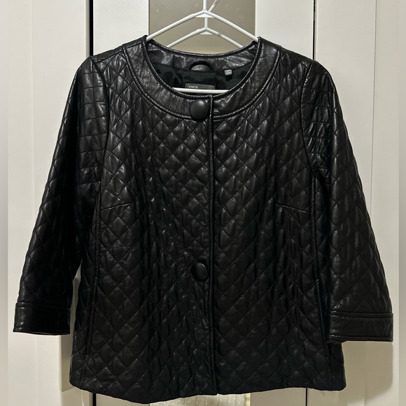 Vince Jackets & Blazers - VINCE Quilted Jacket 100% leather SIZE 10